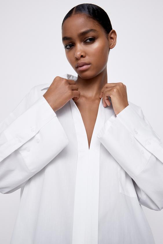 Damen Popeline Hemden Online Sale Zara Deutschland