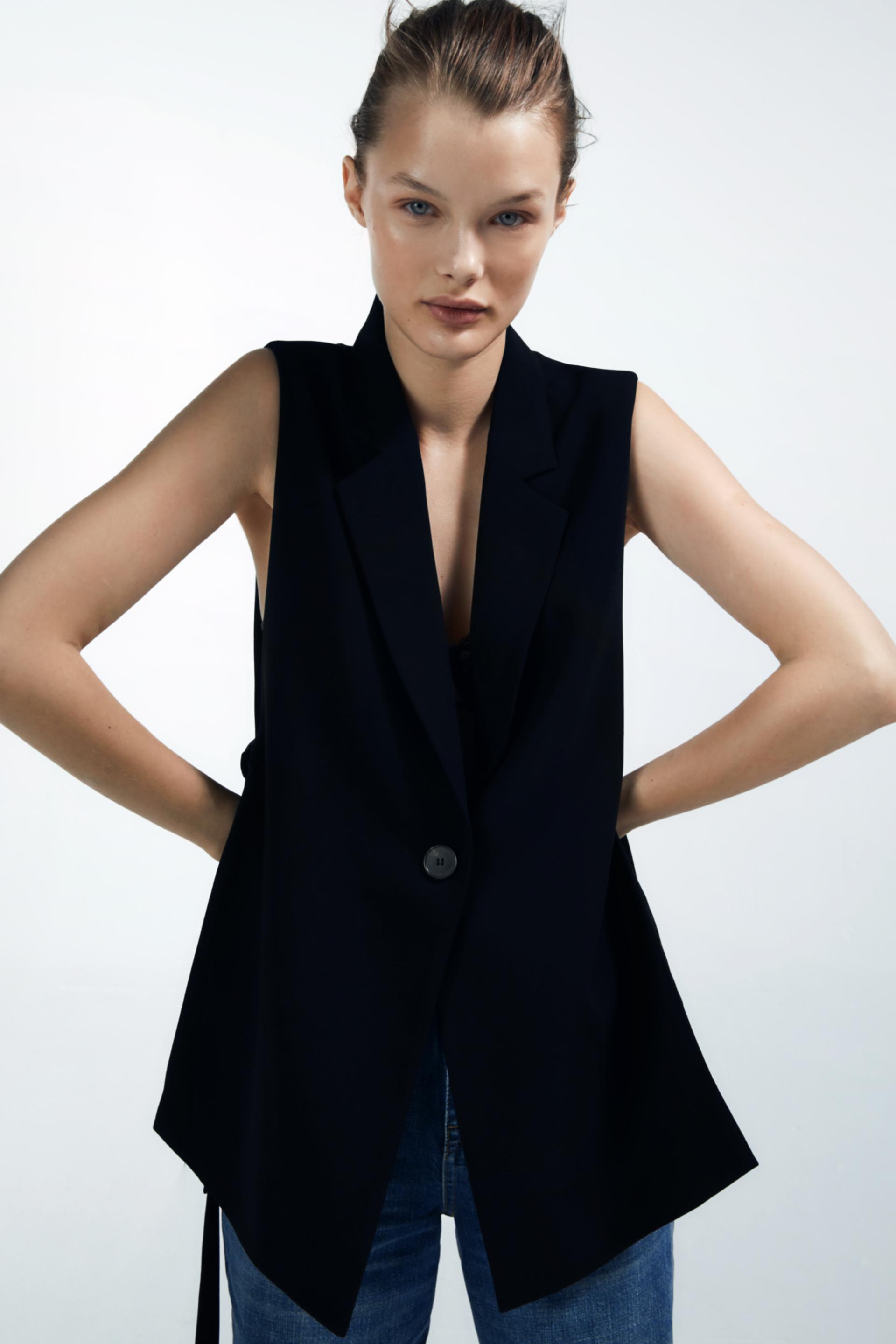 Zara waistcoat with vents Clearance