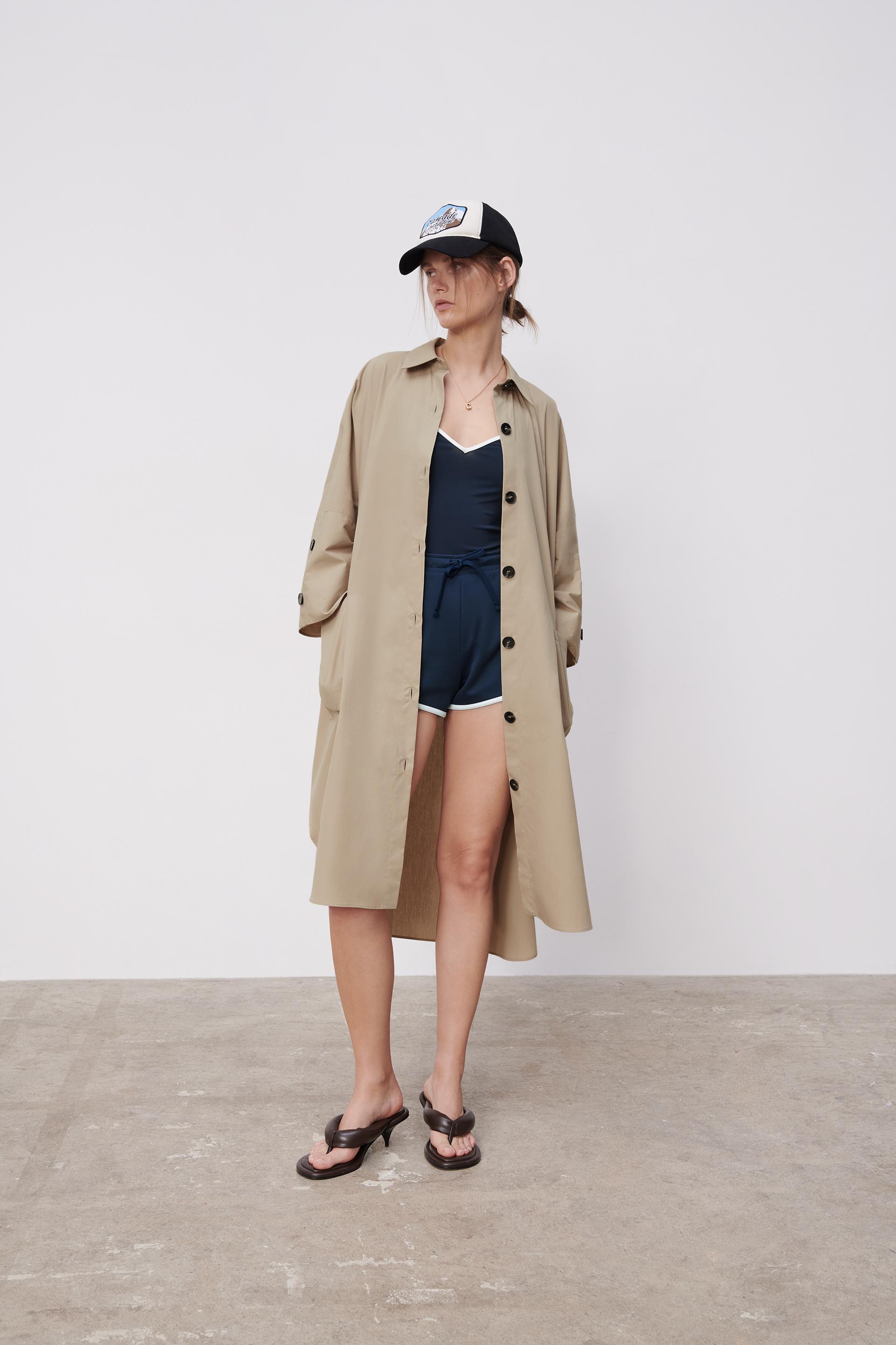 オーバーサイズ仕様シャツワンピース Zara Japan 日本 オーバーサイズ仕様シャツワンピース Zara Japan 日本