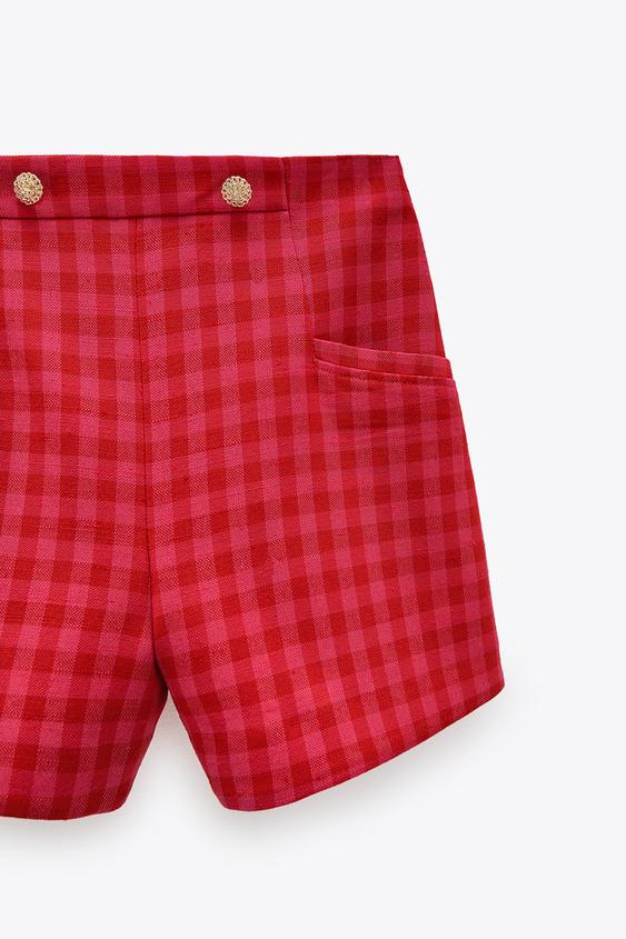ギンガムチェック ショートパンツ Limited Edition Zara Japan 日本 ギンガムチェック ショートパンツ Limited Edition Zara Japan 日本
