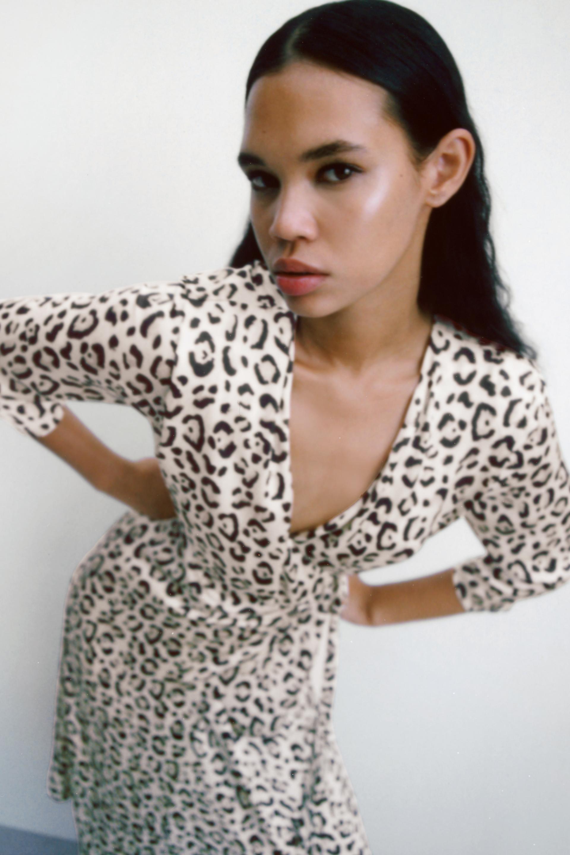 アニマル柄ワンピース