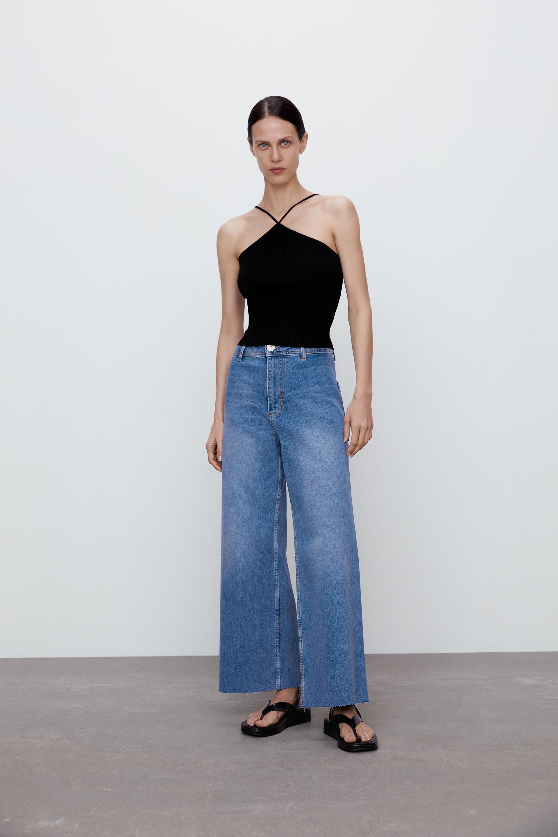 ZW THE MARINE STRAIGHT JEANS - Ecru | ZARA New Zealand