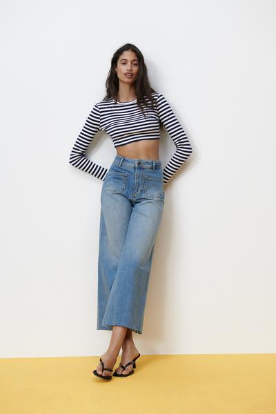 ZW THE MARINE STRAIGHT PATCH POCKET JEANS