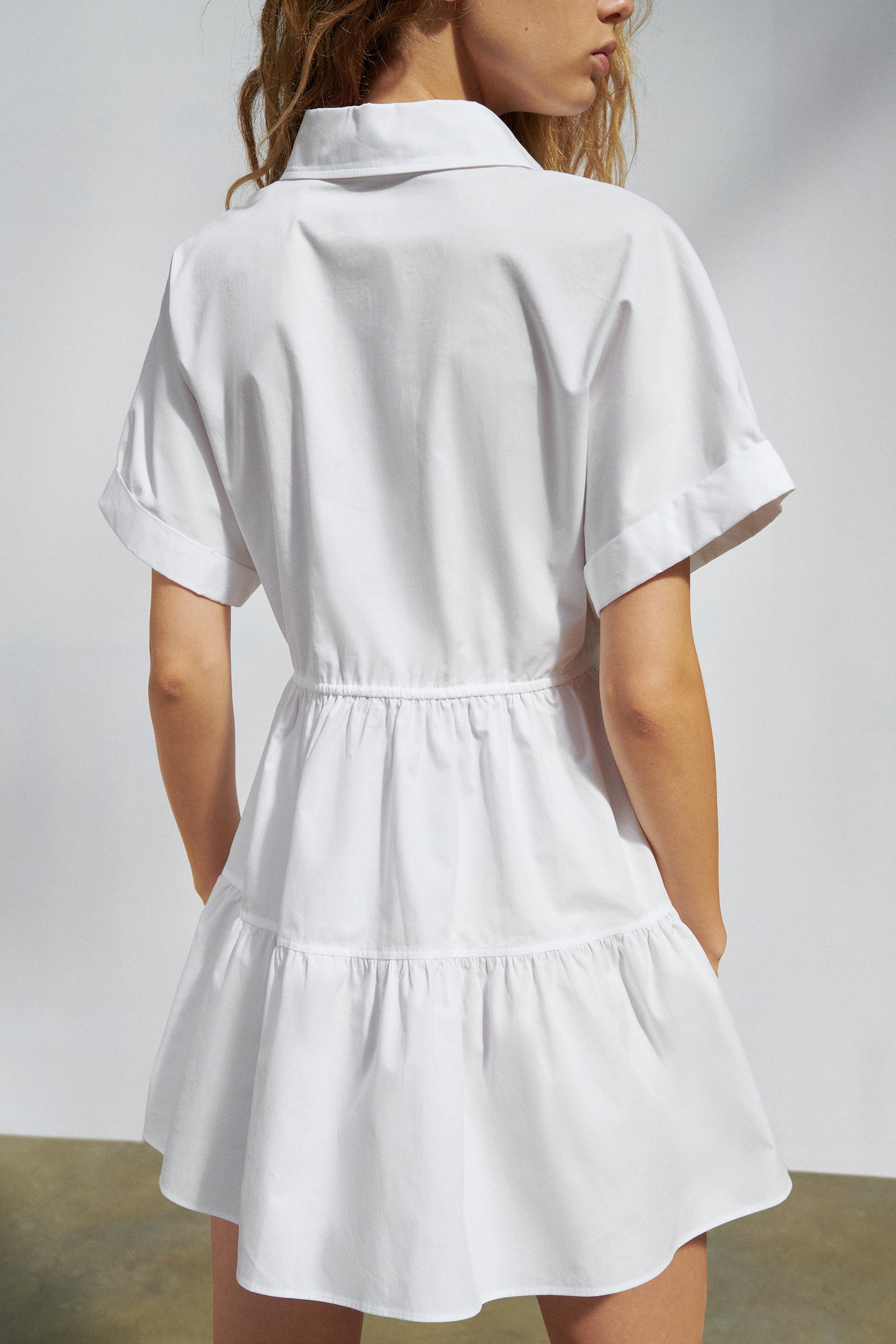 オックスフォード ショートワンピース Zara Japan 日本 オックスフォード ショートワンピース Zara Japan 日本
