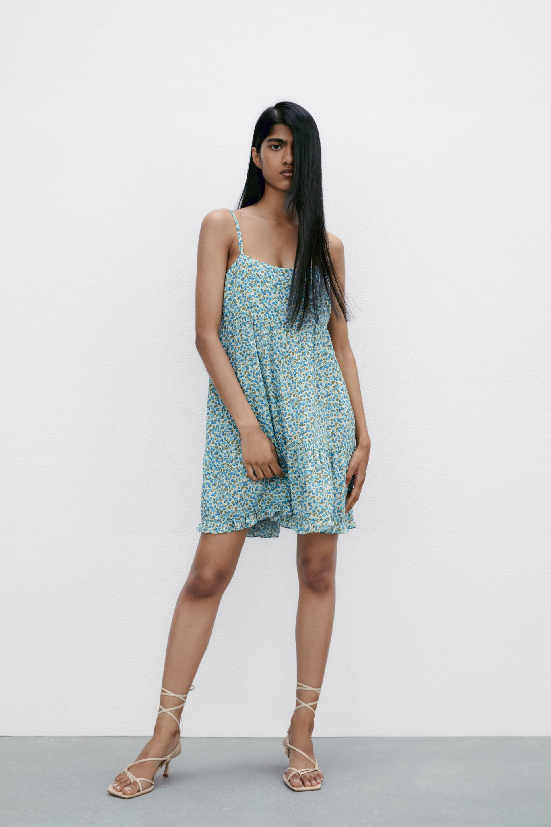 FLORAL PRINT MINI DRESS | ZARA Thailand