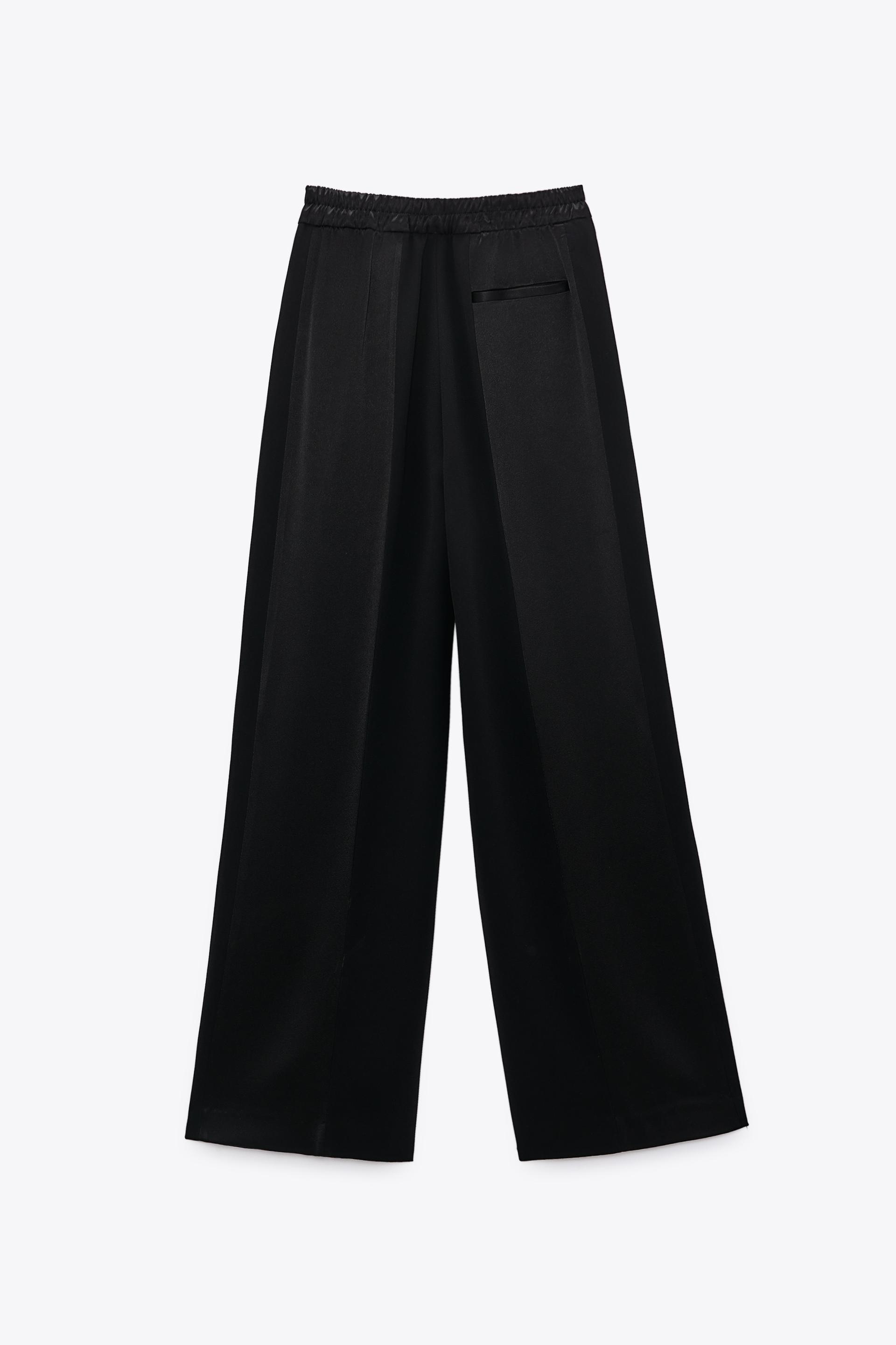 Limited edition flowing trousers zara Clearance