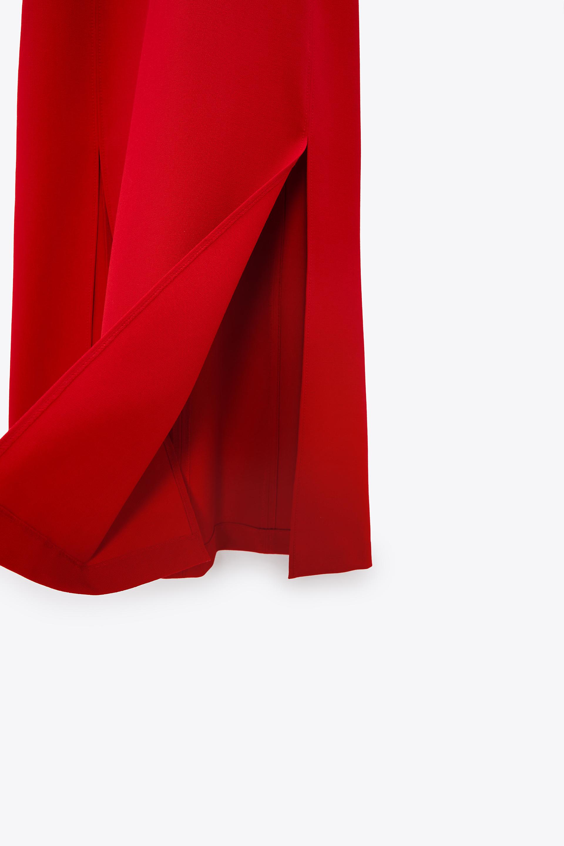 スリット ミディワンピース Zara Japan 日本 スリット ミディワンピース Zara Japan 日本