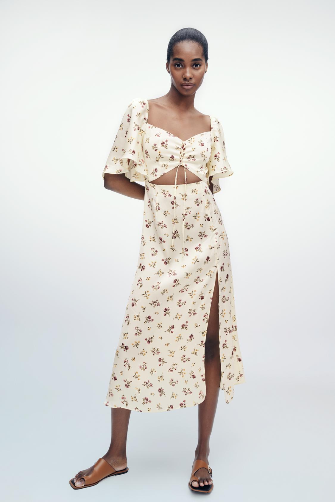 Image 2 of FLORAL PRINT DRESS from Zara