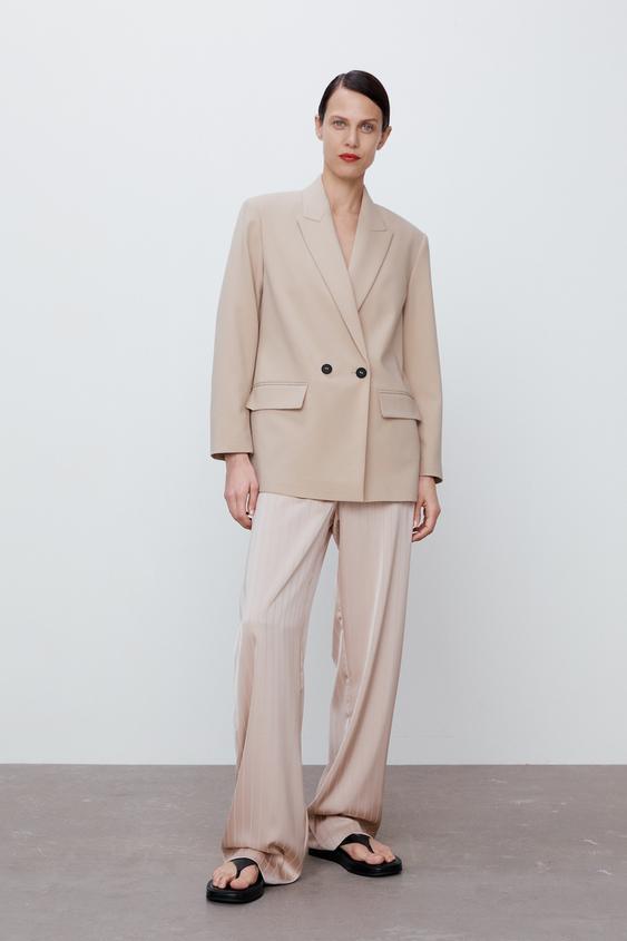 ダブルブレスト仕様オーバーサイズブレザー Zara Japan 日本 ダブルブレスト仕様オーバーサイズブレザー Zara Japan 日本