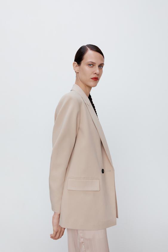 ダブルブレスト仕様オーバーサイズブレザー Zara Japan 日本 ダブルブレスト仕様オーバーサイズブレザー Zara Japan 日本