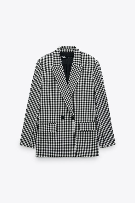 Double Breasted Oversized Blazer Zara Spain