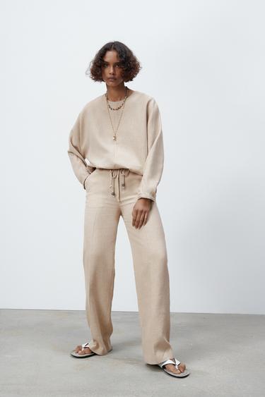 リネンパンツ レディース Zara 日本 リネンパンツ レディース Zara 日本