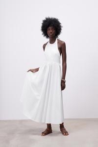 zara white short dress
