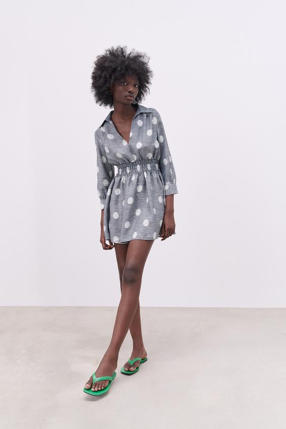 花柄ミニワンピース Zara Japan 日本 花柄ミニワンピース Zara Japan 日本