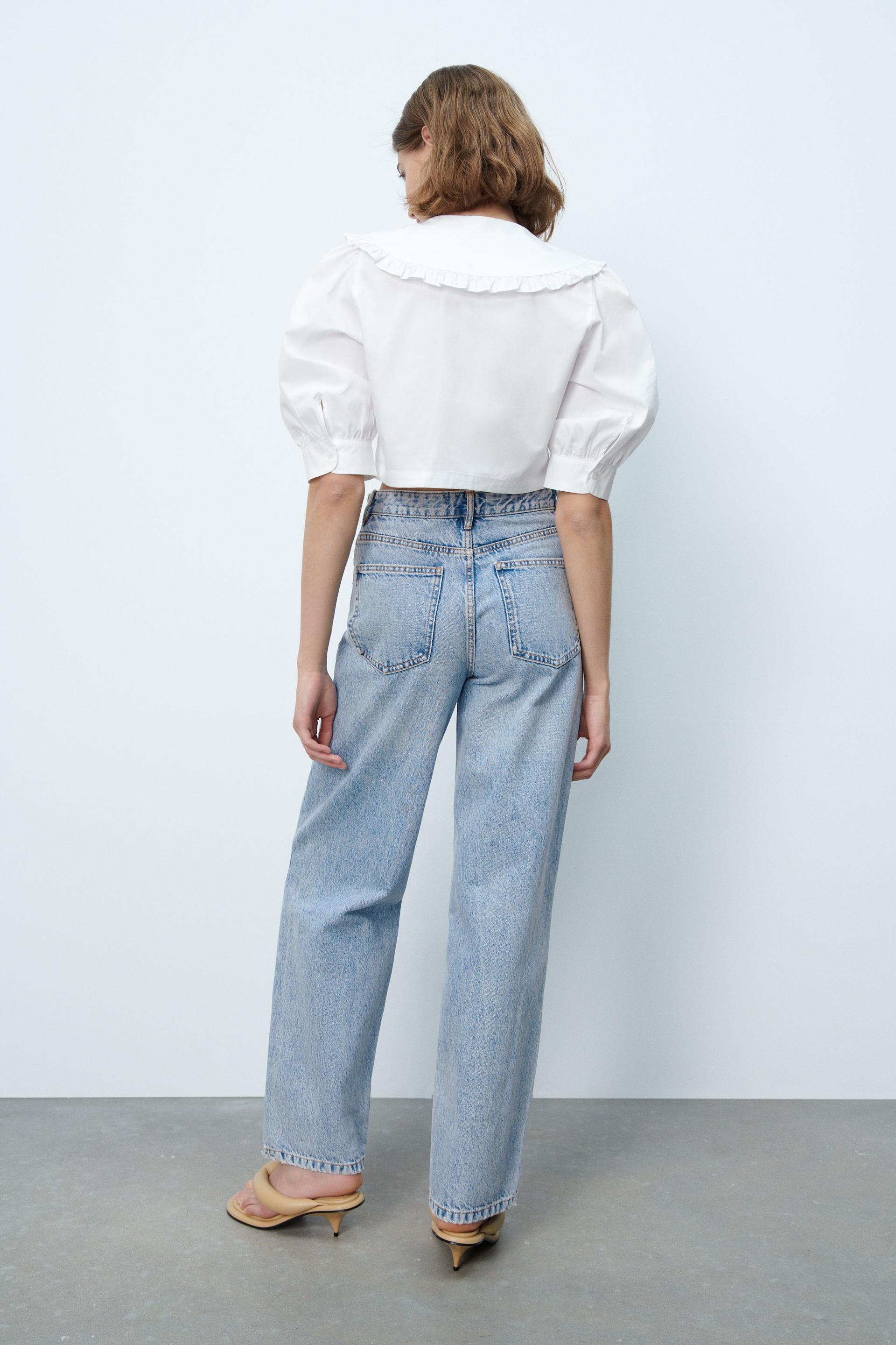 ピーターパン襟シャツ Zara Japan 日本 ピーターパン襟シャツ Zara Japan 日本
