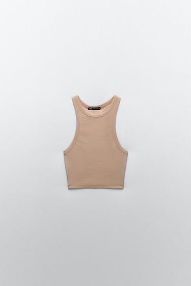 Zara cropped tee