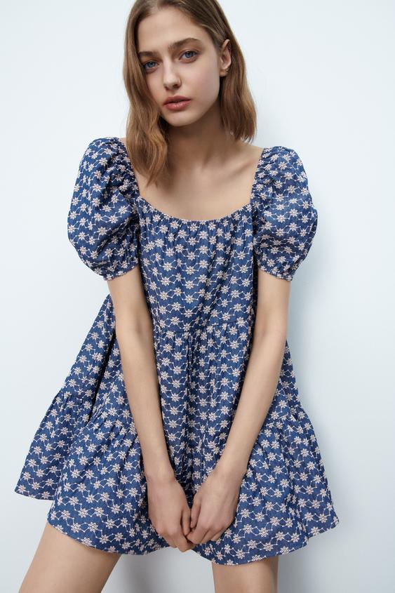 カットワークエンブロイダリー ワンピース Zara Japan 日本 カットワークエンブロイダリー ワンピース Zara Japan 日本