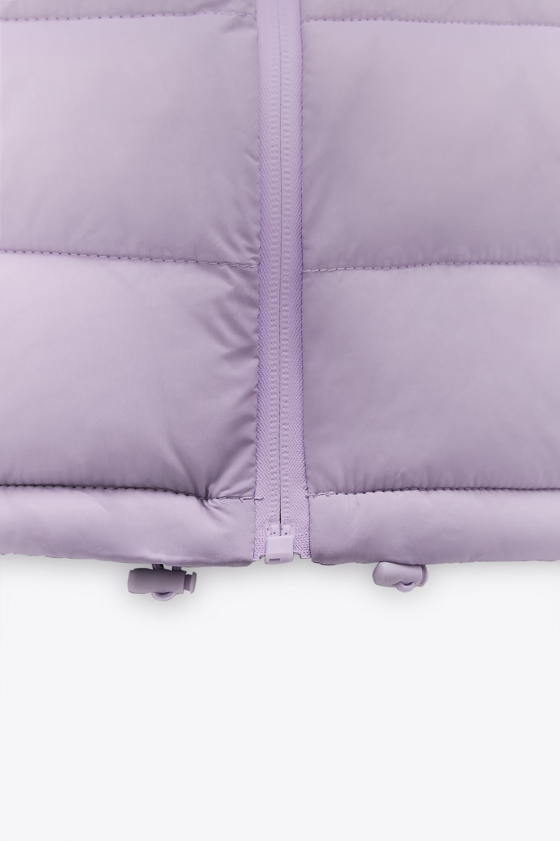 Zara Quilted Cropped Water Repellent Puffer Jacket 439