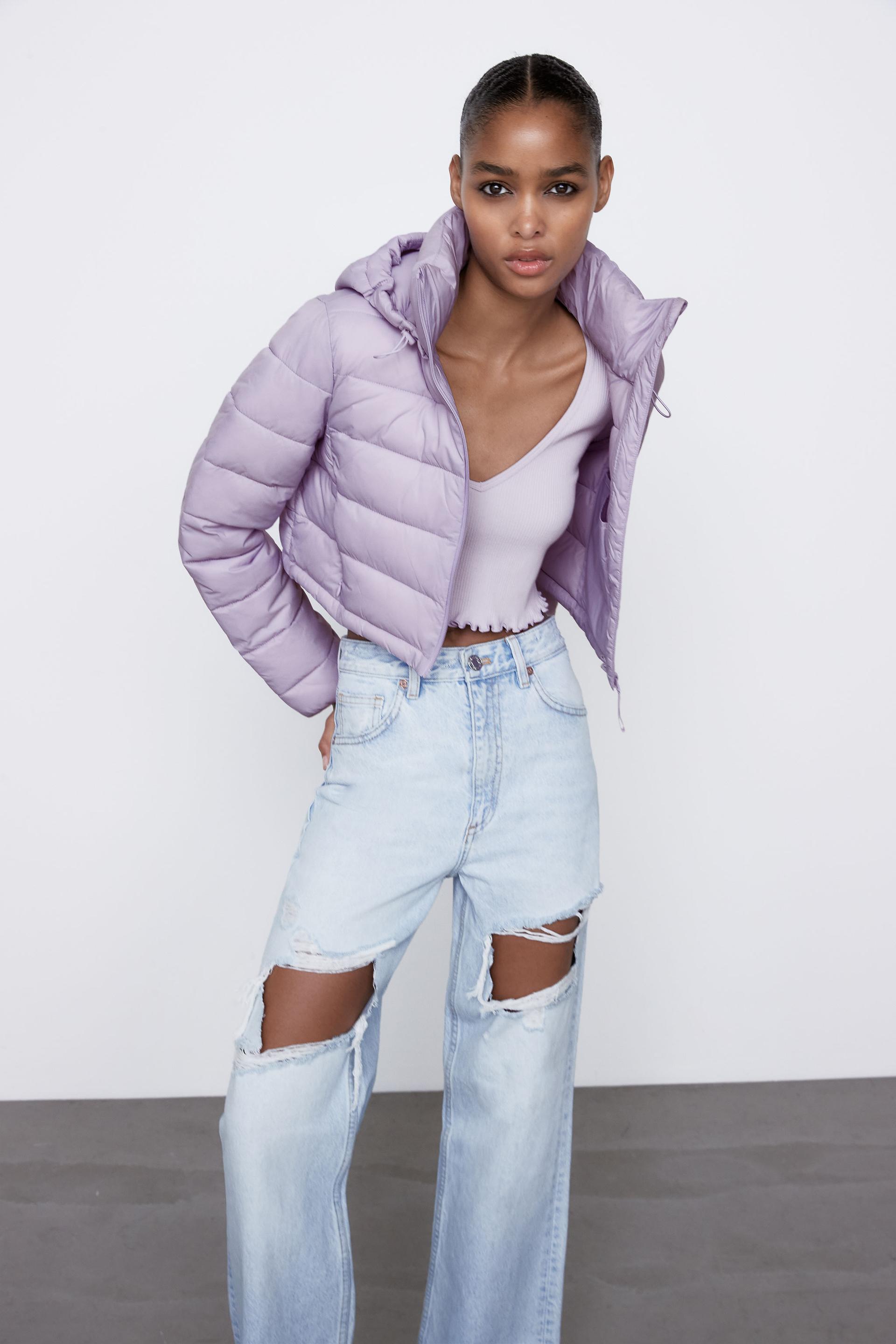 Zara Water Repellent Cropped Puffer Jacket 439 Zara Water Repellent Cropped Puffer Jacket 439