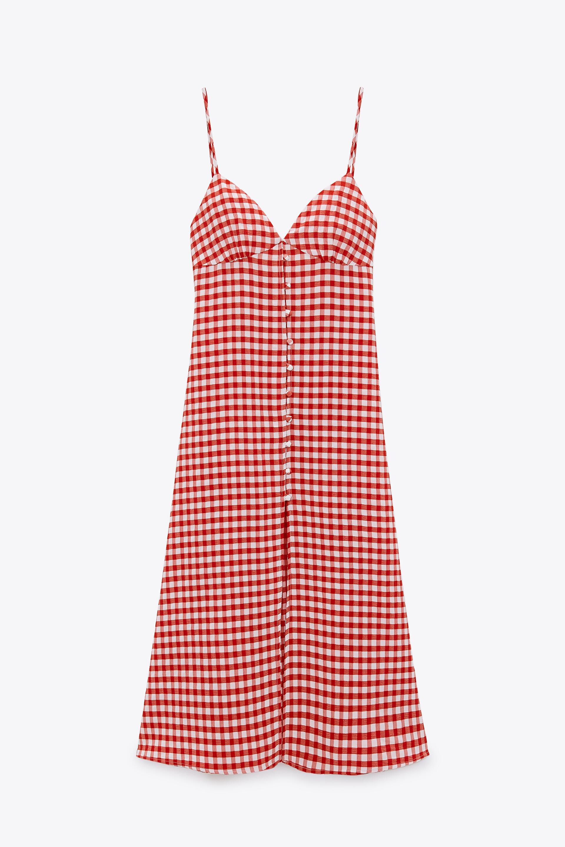 ストラップギンガムチェックワンピース Zara Japan 日本