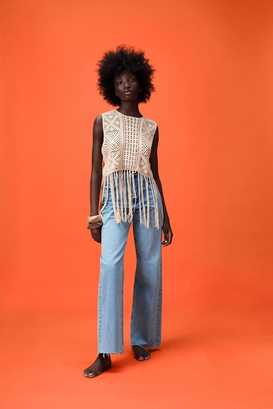 クロシェトップス Limited Edition Zara Japan 日本