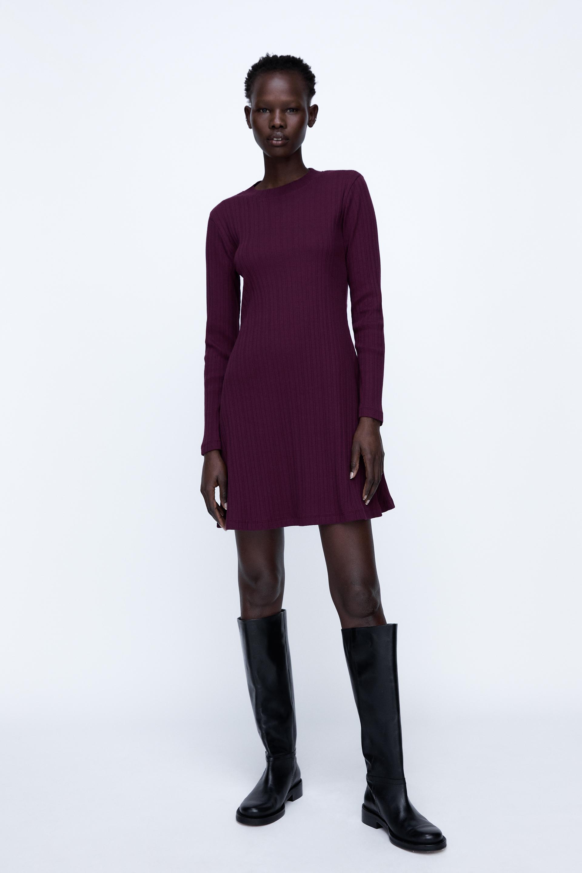 リブ編みワンピース Zara Japan 日本 リブ編みワンピース Zara Japan 日本