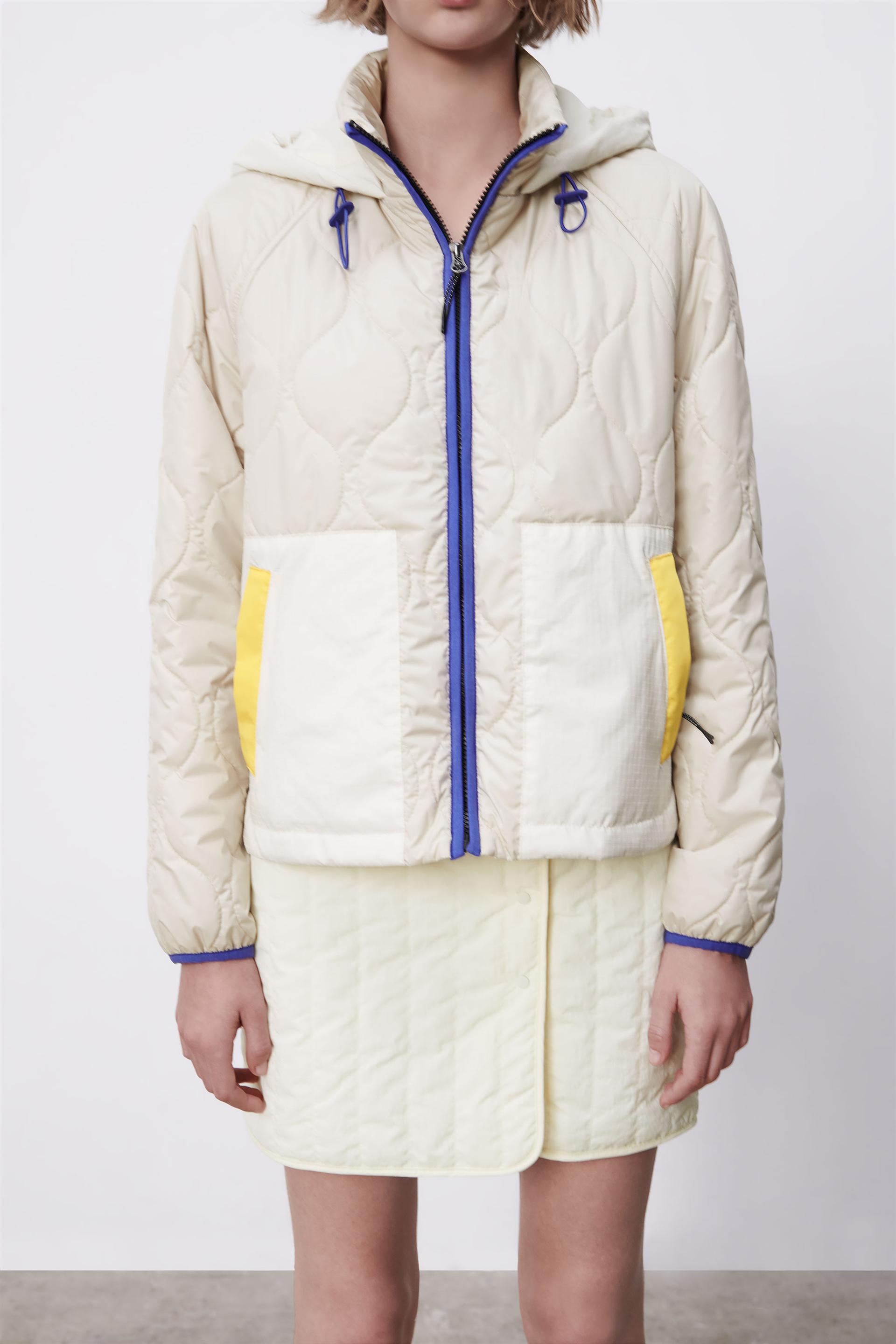 Zara Water Repellent Quilted Jacket 712 Zara Water Repellent Quilted Jacket 712