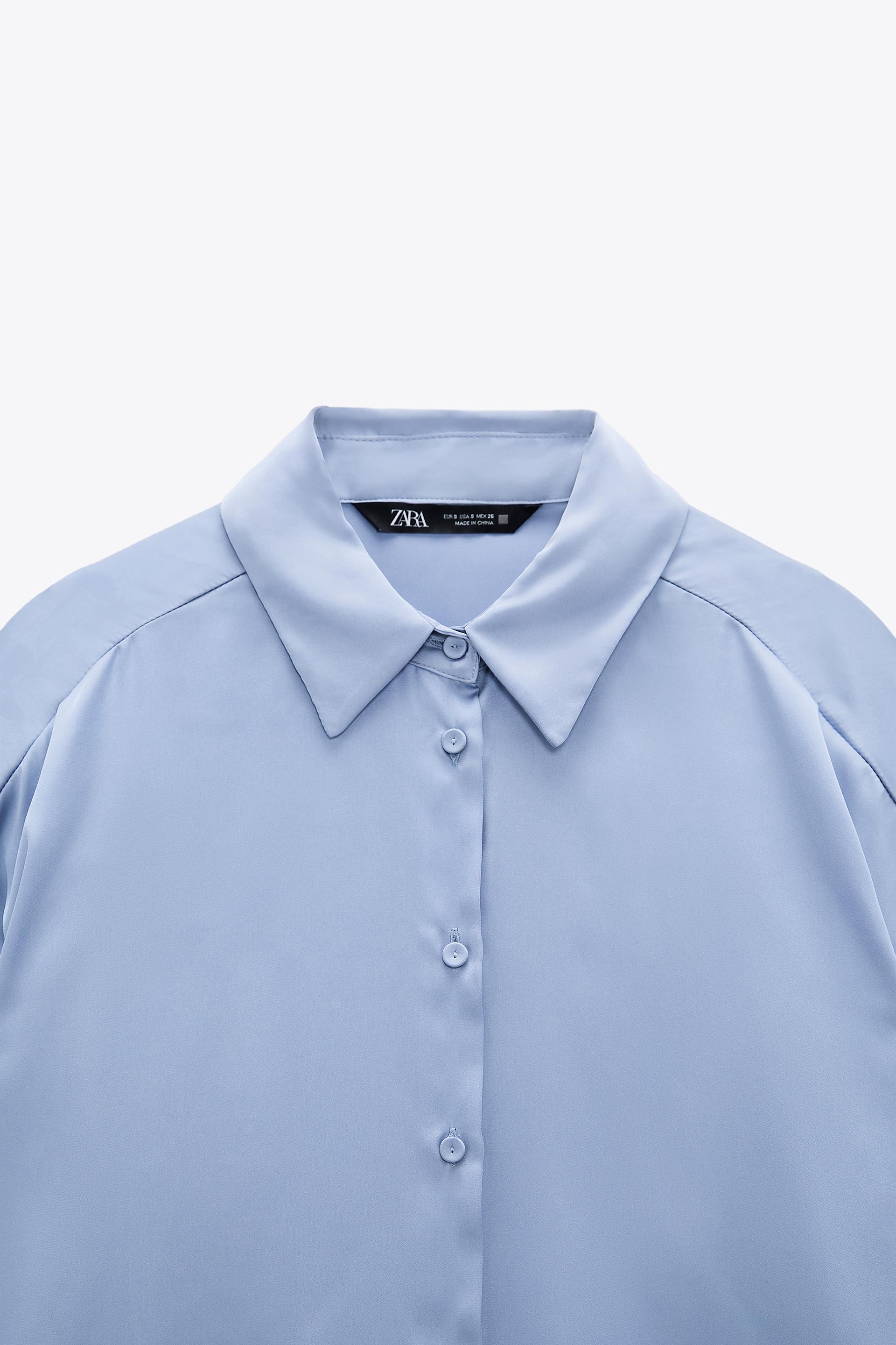 Satin Shirt Zara International Get the best deal for zara shirt dresses for women from the largest online selection at ebay.com. satin shirt