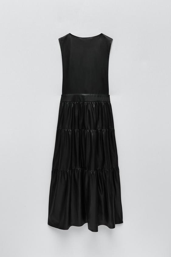 レザー風ジャンパースカート Zara Japan 日本 レザー風ジャンパースカート Zara Japan 日本