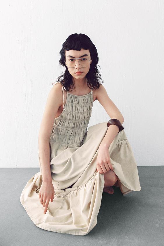ギャザー フレア ワンピース Zara Japan 日本 ギャザー フレア ワンピース Zara Japan 日本