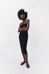 siyah kadin elbise zara turkiye