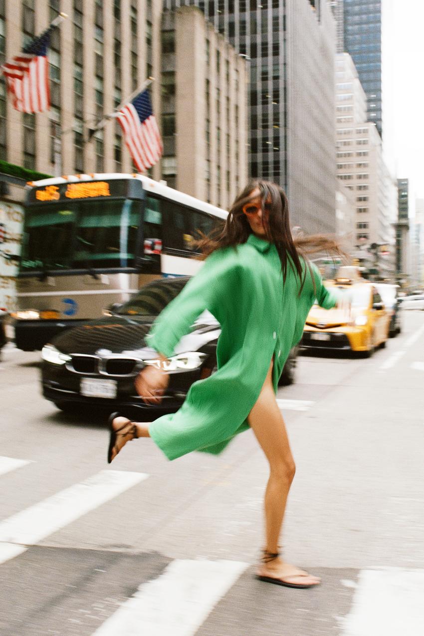 Εικόνα 0 του ΛΙΝΟ ΜΙΝΤΙ ΦΟΡΕΜΑ ΤΟΥΝΙΚ από Zara