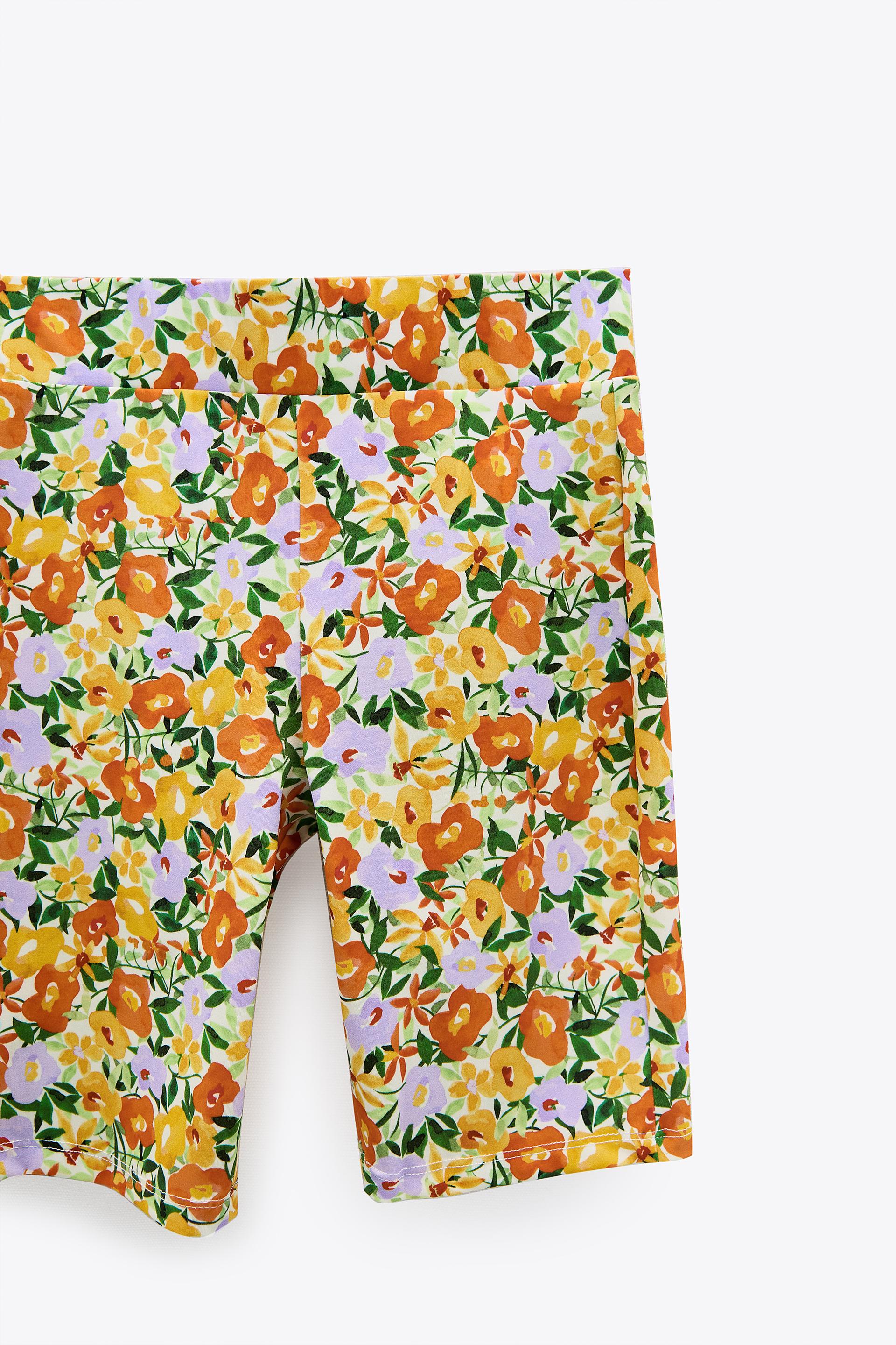 Zara floral shorts