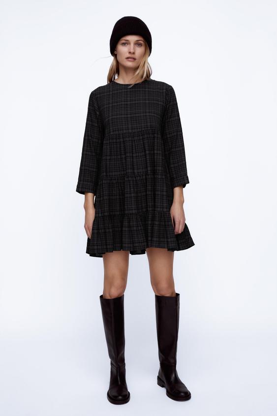 チェック柄 ワンピース Zara Japan 日本