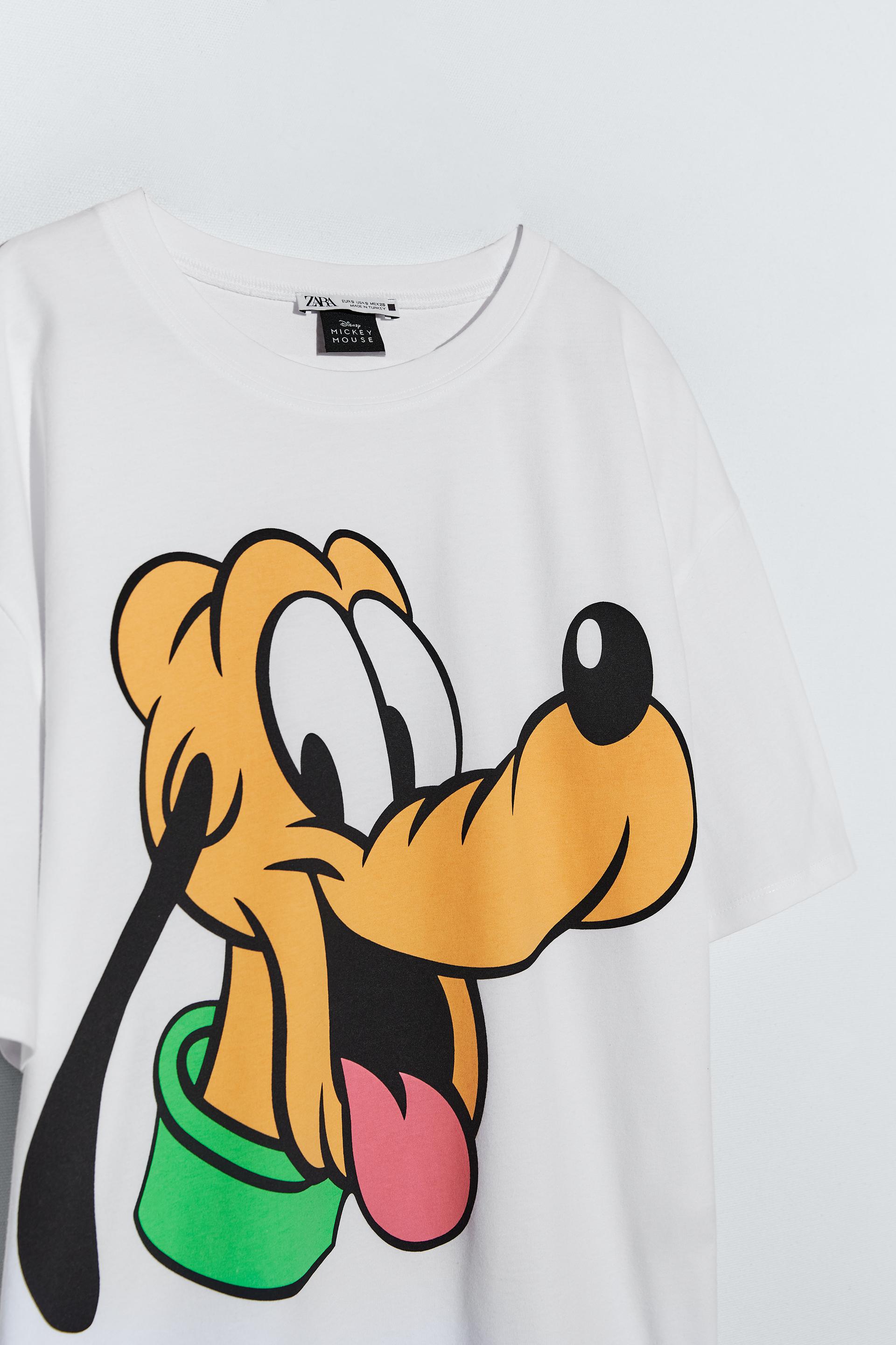 PLUTO ©DISNEY T-shirt - White | ZARA 