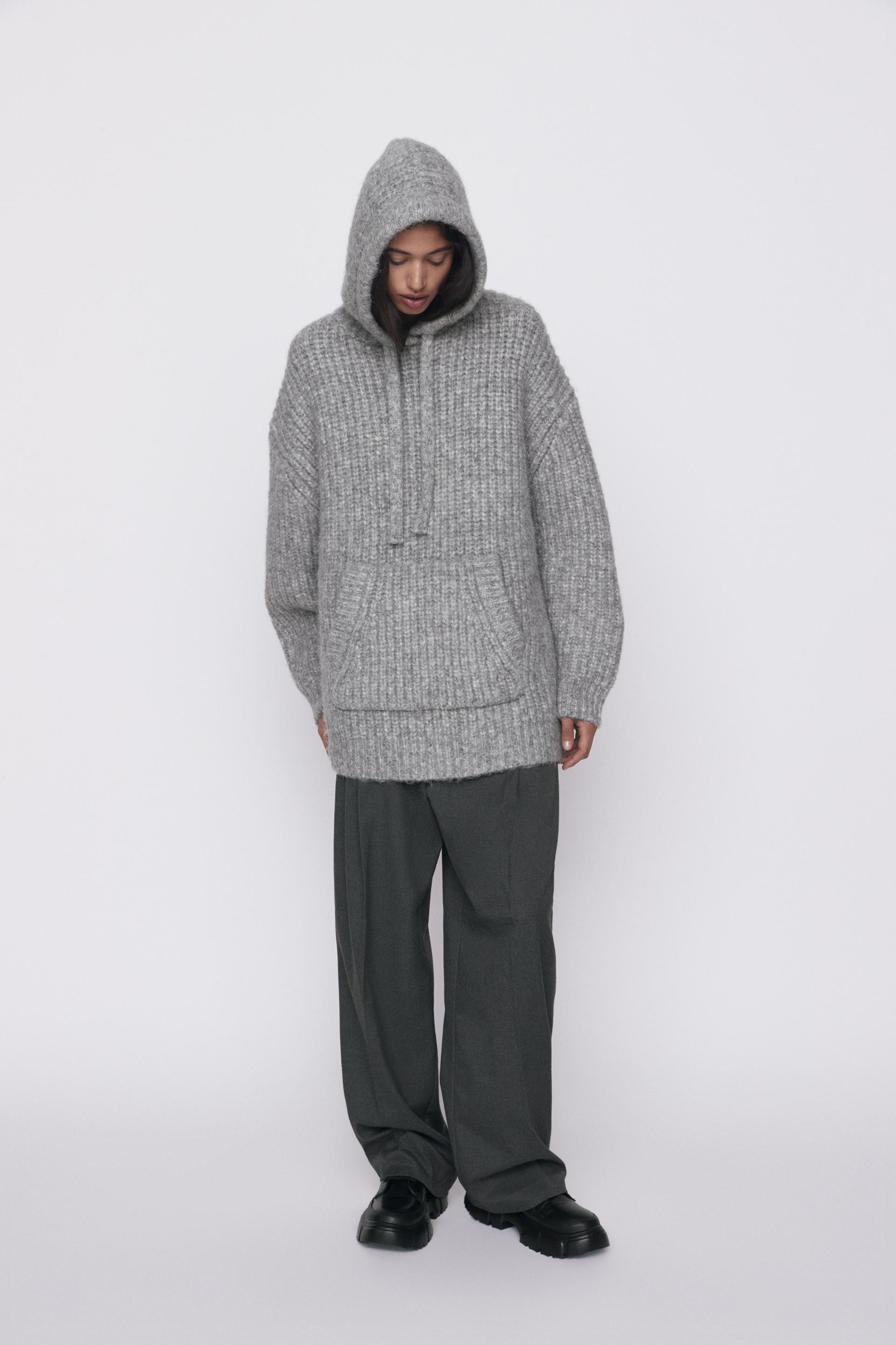 オーバーサイズニットスウェットシャツ Zara Japan 日本 オーバーサイズニットスウェットシャツ Zara Japan 日本