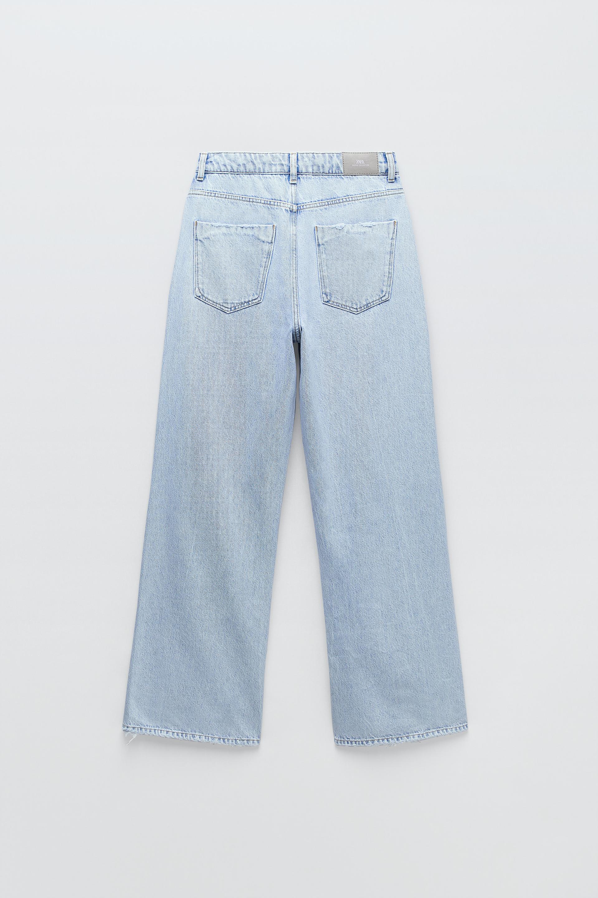 Z1975 RIPPED WIDE-LEG JEANS - Light 