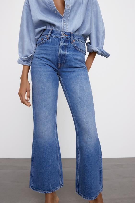 Image 2 of ZW THE ZIA FLARE JEANS from Zara