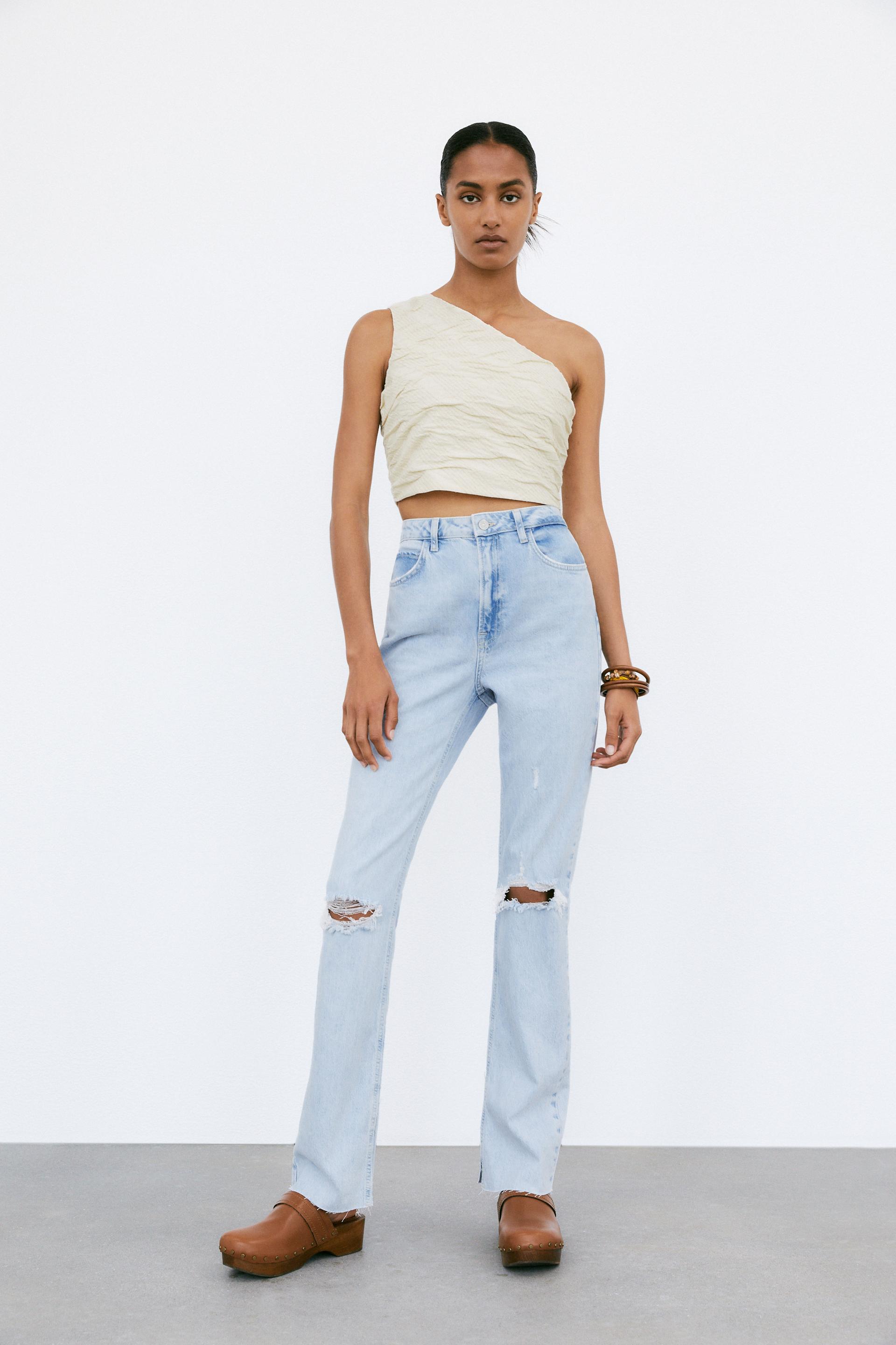 Z1975 slim flared ripped jeans Clearance