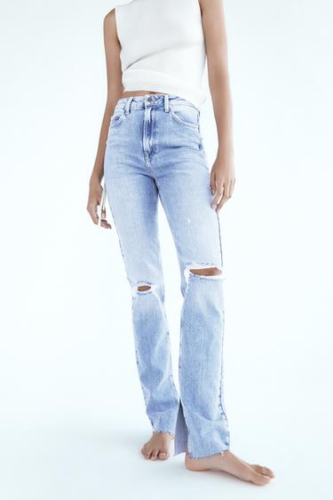 Jean bicolore femme zara Clearance