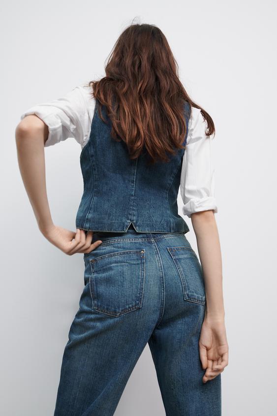 Damen Jeans Mit Gerader Beinform Zara Deutschland
