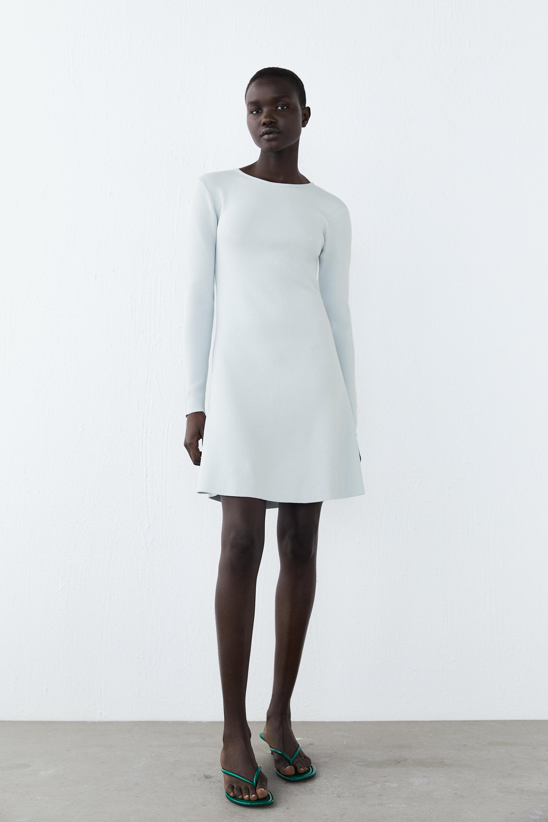 ミニ丈ニットワンピース Zara Japan 日本 ミニ丈ニットワンピース Zara Japan 日本