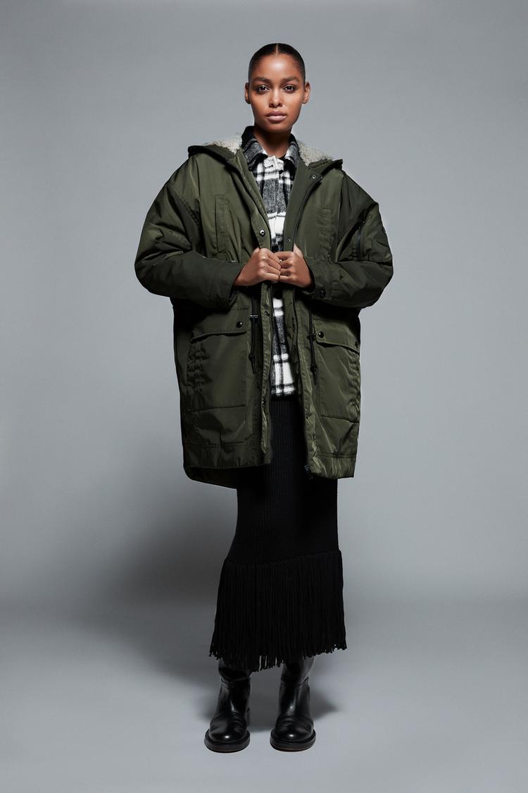 Parka Mit Teddyfutter Zara Deutschland Germany