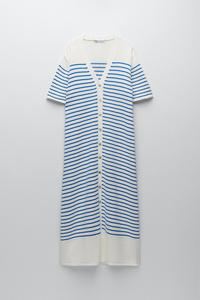 ボーダー柄ニットワンピース zara japan 日本