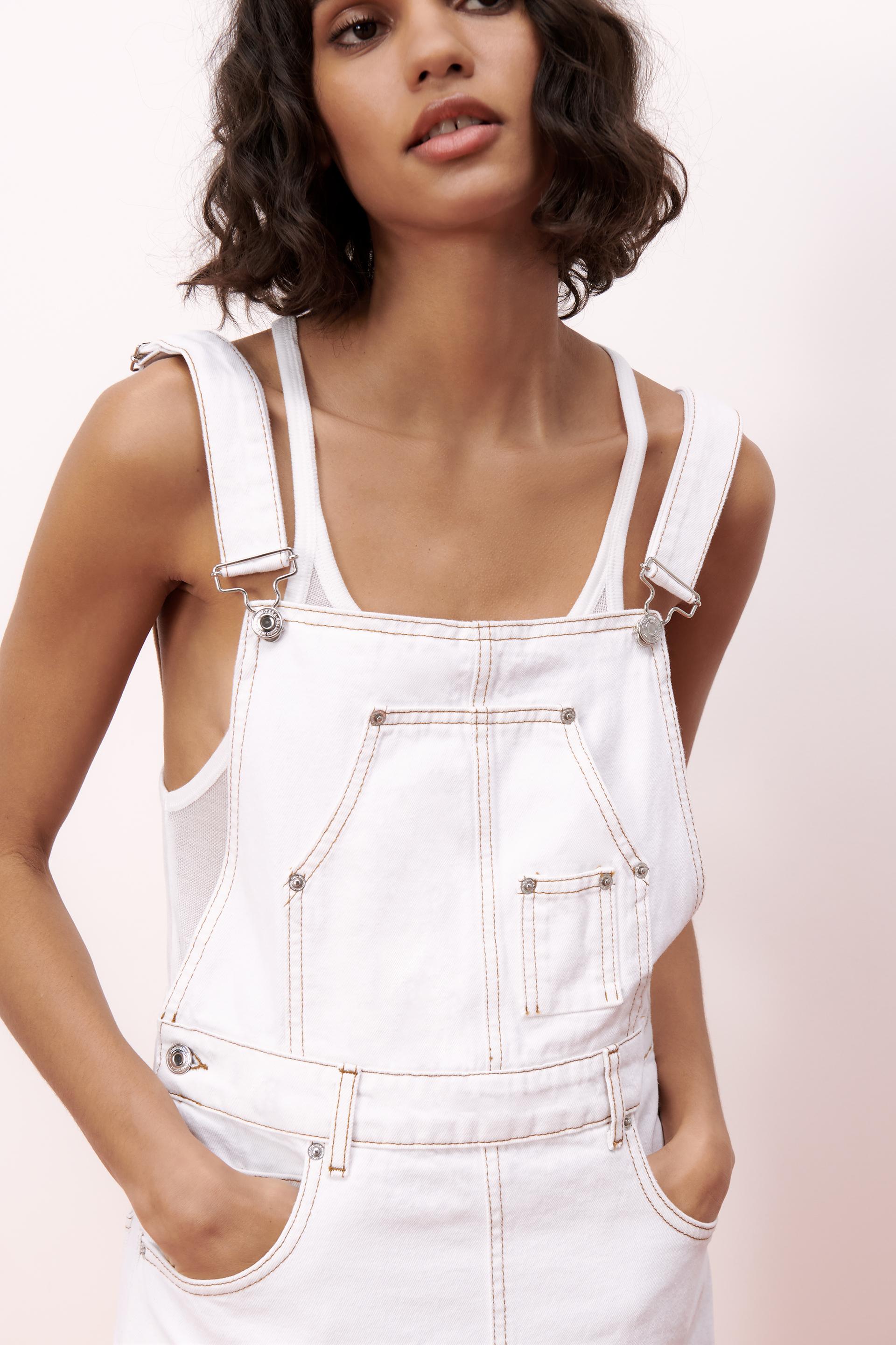 Zara DENIM OVERALL DRESS 14 Zara DENIM OVERALL DRESS 15