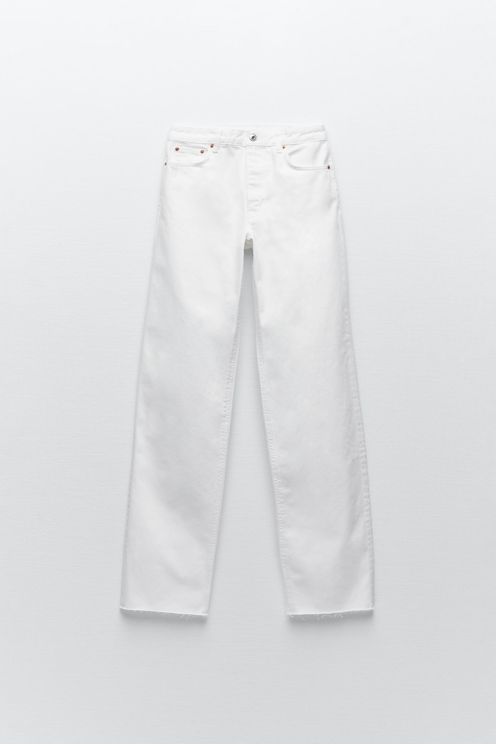 ZW THE TREVOR FULL-LENGTH JEANS - Oyster White | ZARA New Zealand