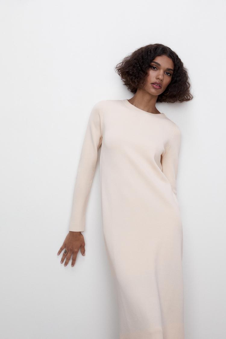 Image 1 of LONG KNIT DRESS - LIMITED EDITION from Zara