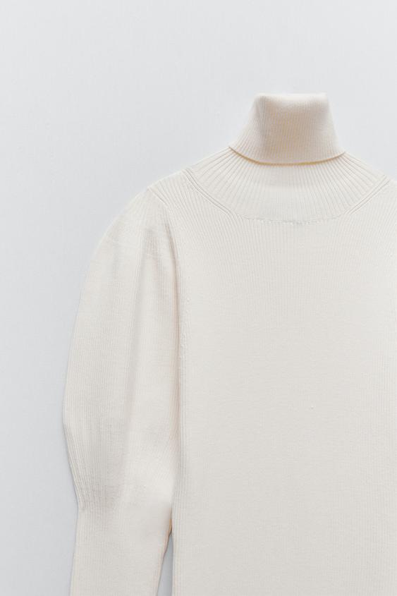 パフスリーブ仕様ニットワンピース Zara Japan 日本 パフスリーブ仕様ニットワンピース Zara Japan 日本