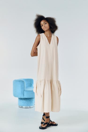 リボン ルーズフィットワンピース Zara Japan 日本 リボン ルーズフィットワンピース Zara Japan 日本