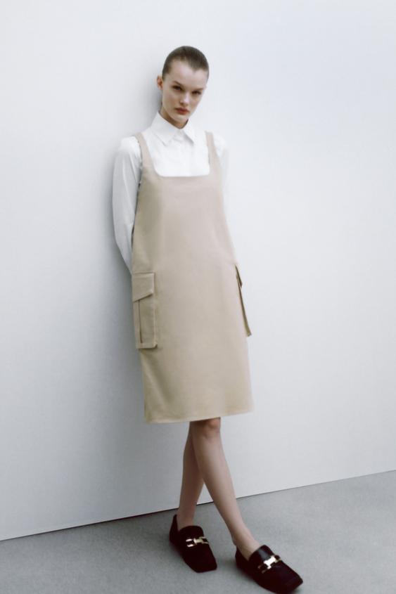 ポケット ミニワンピース Zara Japan 日本 ポケット ミニワンピース Zara Japan 日本